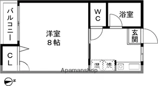 メゾンドサトウ【202号室】の間取り