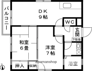メゾンタイラ【201号室】の間取り