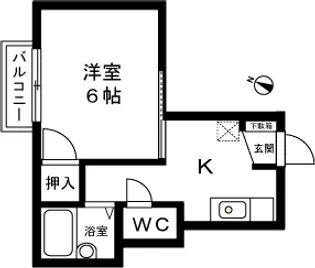 ハイツリリーフ1【2階】の間取り