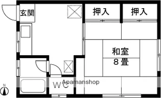 コープよしの【5号室】の間取り