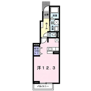 ベル プロムナード【1階】の間取り