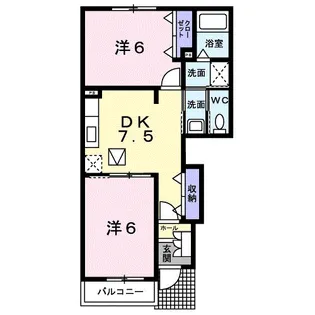 ドリームドームB【1階】の間取り