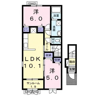 メゾン オーブ【2階】の間取り