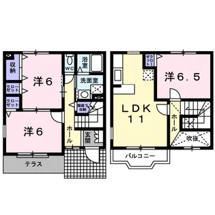 スペイサイド【1階】の間取り