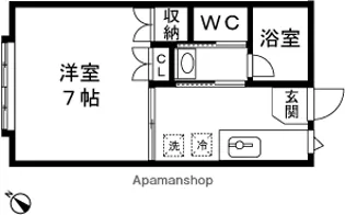 エクステージ【1階】の間取り