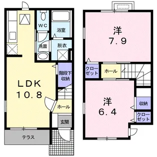 リープル【1階】の間取り