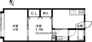 ジョイフルⅡ【2階】の間取り