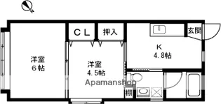 ジョイフルⅡ【2階】の間取り