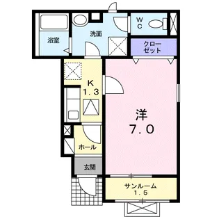 アプローズ【1階】の間取り