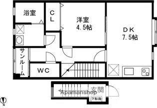 美沢レジデンスⅢ【C号室】の間取り