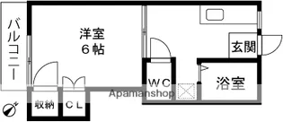 グランデュール大島【202号室】の間取り