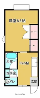 ステーツ今井Ⅱ【105号室】の間取り