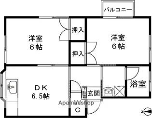 フローレスⅢ【207号室】の間取り