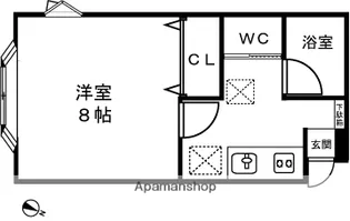 シティパル【1階】の間取り