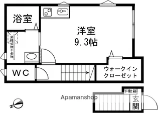 リバーズⅡ【202号室】の間取り