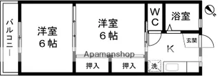 アルカサールA【303号室】の間取り