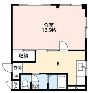 コーポ草薙【302号室】の間取り