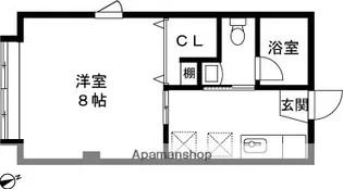 パティ・イーストD【127号室】の間取り