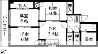 ドリームハイツカネコ【301号室】の間取り
