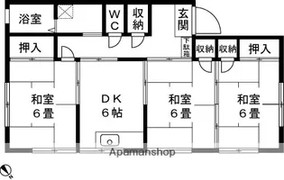 喜多町NCCハイツ【201号室】の間取り