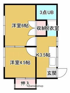 舞ハウス【2階】の間取り