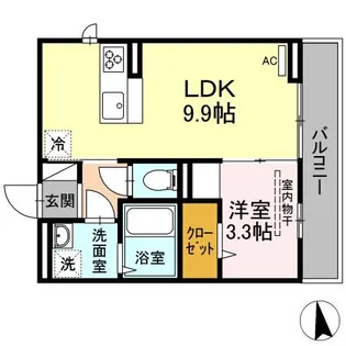 プレステージⅡ【3階】の間取り