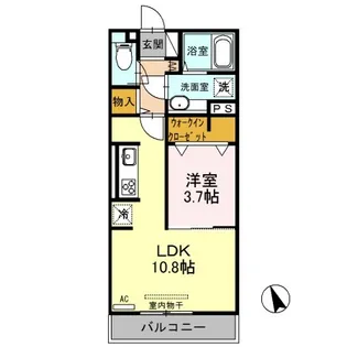 ロイヤルスクエア【2階】の間取り