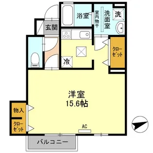 APPLE BEAR【1階】の間取り