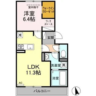 プレミアステイツS【2階】の間取り