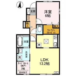 メゾン・ド・ボヌール【1階】の間取り