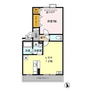 エスタシオン【2階】の間取り