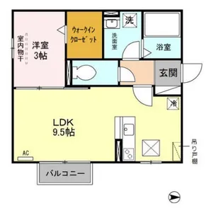 フォルビート【2階】の間取り