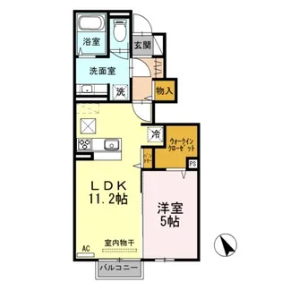 シェルト【1階】の間取り