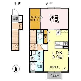 ボナール新館【2階】の間取り