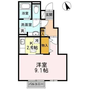 フェリオ要【1階】の間取り