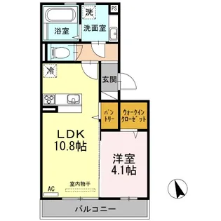 セブン アウルズ【2階】の間取り