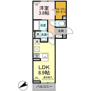 リッシュ要町【1階】の間取り