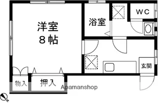 CAMPUS(キャンパス)1461Ⅲ【103号室】の間取り