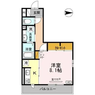 ラルジュ【2階】の間取り