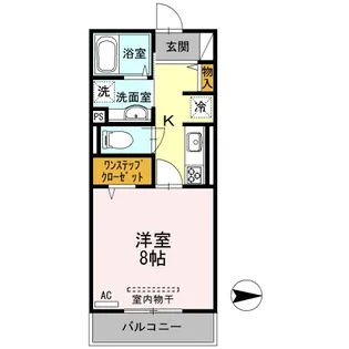 ラルジュ【3階】の間取り