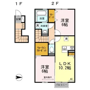 シャイネス川崎【2階】の間取り