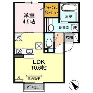 ジュピター【1階】の間取り
