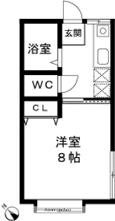 ファーストハイツひばりが丘【101号室】の間取り