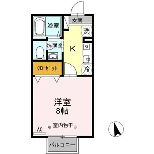 セブンヒルズラポート【1階】の間取り