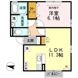 ASOKE(アソーク) B【2階】の間取り