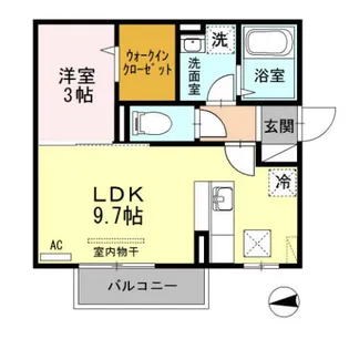 ボナール【1階】の間取り