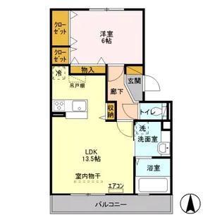 アスパイア【1階】の間取り