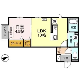 パレッティ【2階】の間取り