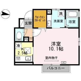 ワセダコート【1階】の間取り