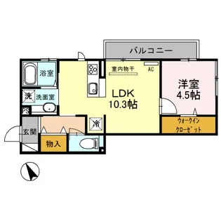 シリウス【3階】の間取り